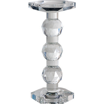 A&B Home Sylvie Lead Crystal Pillar Candle Holder - Set Of 4