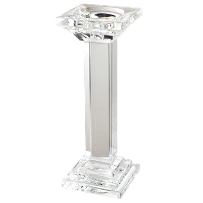 A&B Home Leon Crystal Pillar Candle Holder - Set Of 2