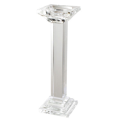 A&B Home Leon Crystal Pillar Candle Holder - Set Of 2