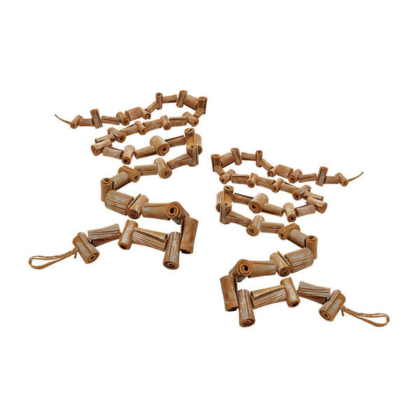 Dimond Home Coco Boat Spiral Garland - Set Of 2 | Modishstore | Holiday
