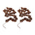 Dimond Home White Brush Palm Rule Garland - Set Of 2 | Modishstore | Holiday