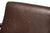 baxton studio bianca mid century modern walnut wood dark brown distressed faux leather lounge chair | Modish Furniture Store-6