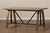baxton studio nico rustic industrial metal and distressed wood adjustable height work table | Modish Furniture Store-12
