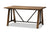 baxton studio nico rustic industrial metal and distressed wood adjustable height work table | Modish Furniture Store-10