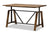 baxton studio nico rustic industrial metal and distressed wood adjustable height work table | Modish Furniture Store-7