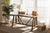 baxton studio nico rustic industrial metal and distressed wood adjustable height work table | Modish Furniture Store-3