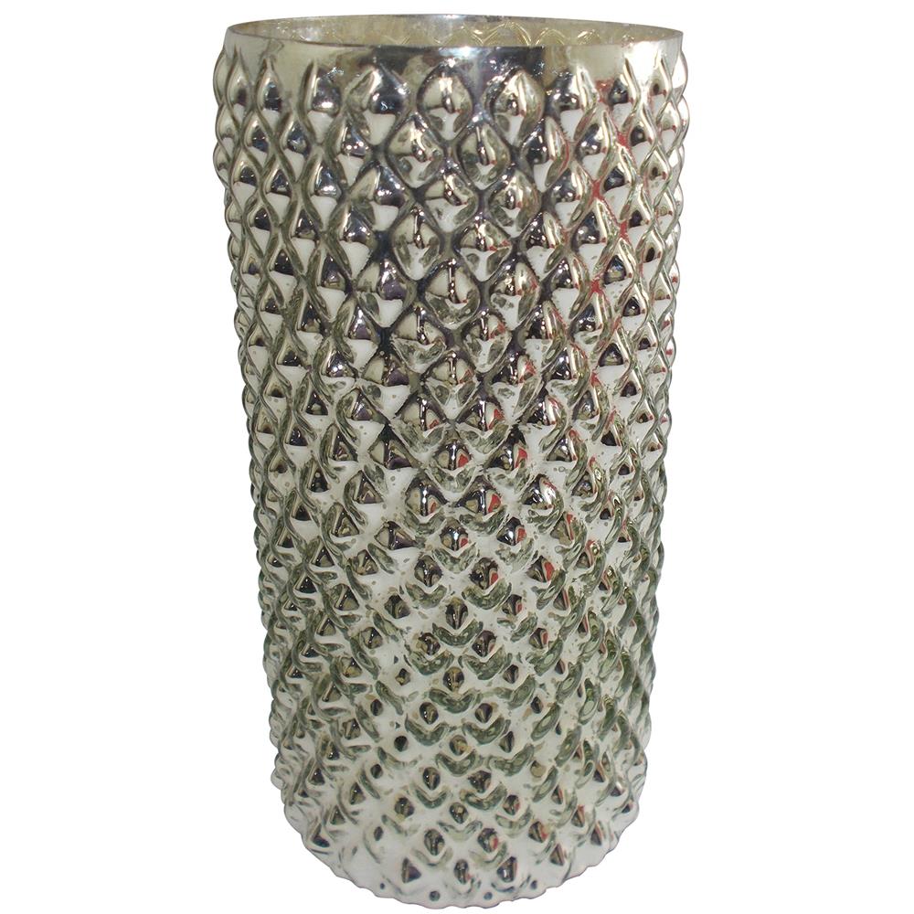 A&B Home Glass Vase - Set of 2 -  Mercury