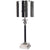 A&B Home Cabrini Lamp With Smoked Glass Shade