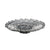 A&B Home Decorative Round Glass Plate