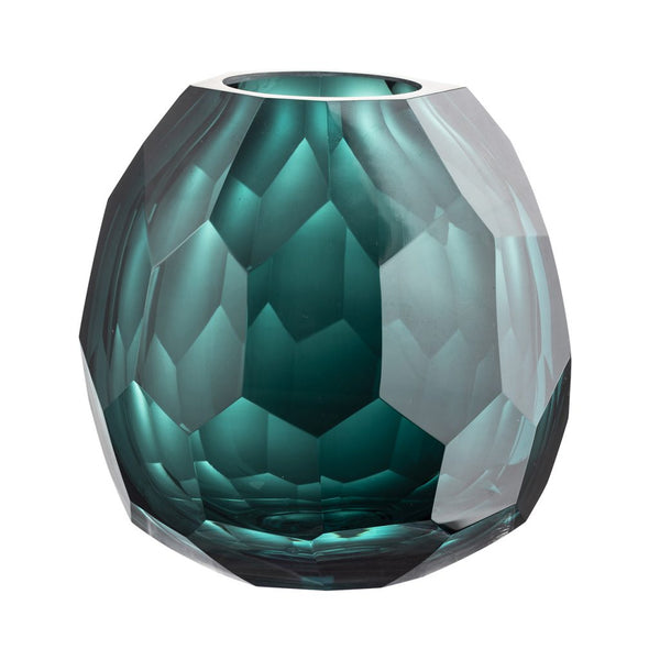 A&B Home Green Diamond Vase