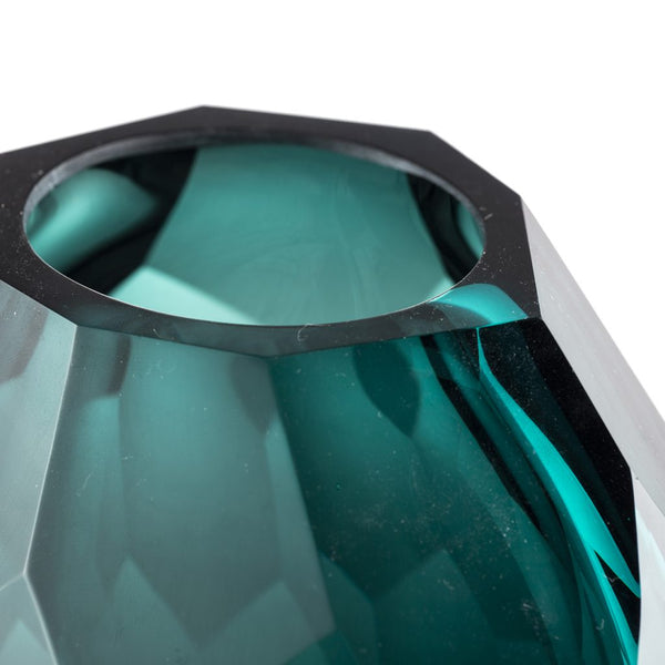 A&B Home Green Diamond Vase