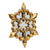 A&B Home Antique Gold Fleur-de-lis Wall Mirror