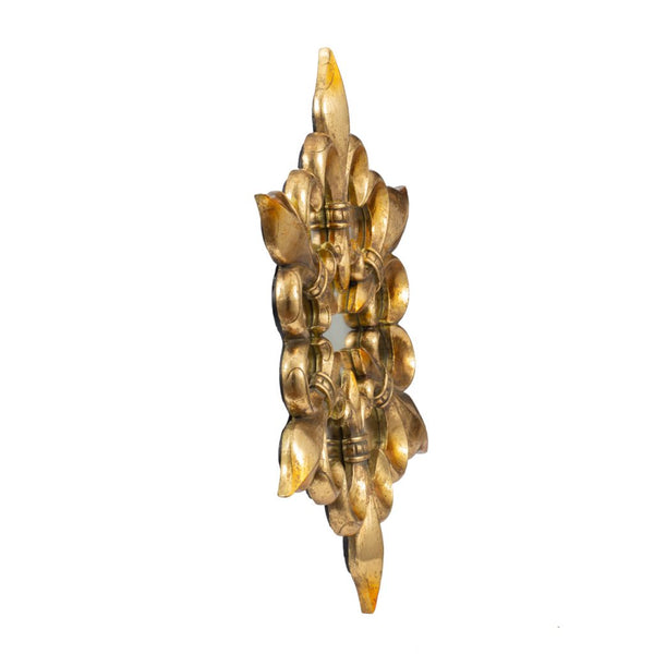 A&B Home Antique Gold Fleur-de-lis Wall Mirror
