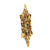 A&B Home Antique Gold Fleur-de-lis Wall Mirror