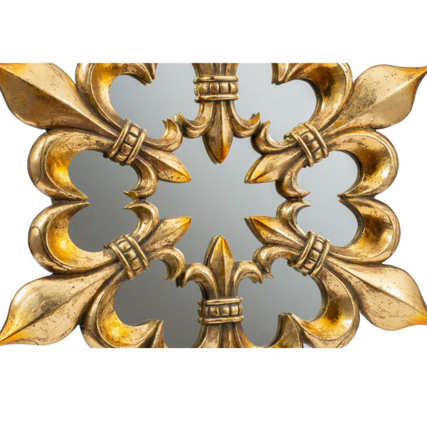 A&B Home Antique Gold Fleur-de-lis Wall Mirror