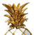 A&B Home Antique Gold Pineapple Wall Mirror