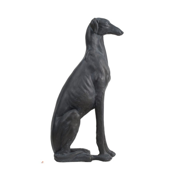 A&B Home Matte Black Finish Stunning Dog Statue
