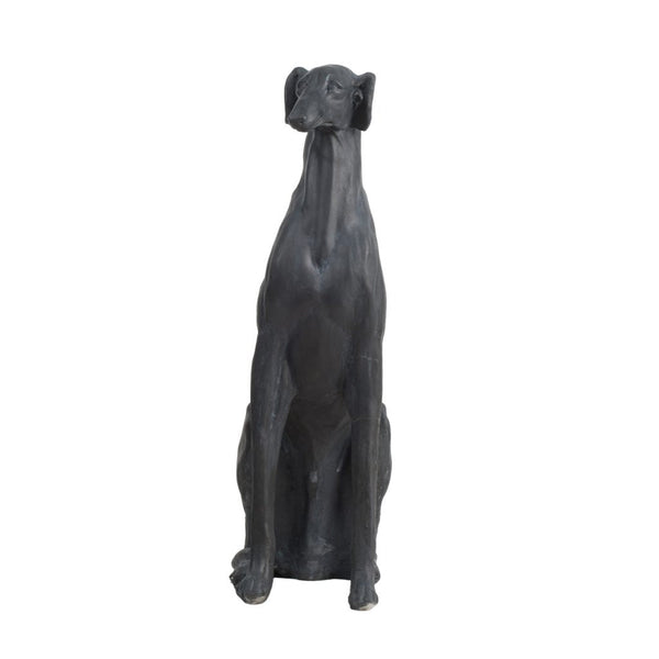 A&B Home Matte Black Finish Stunning Dog Statue