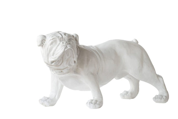 A&B Home Glossy White Dog