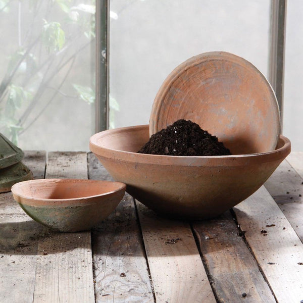 HomArt Rustic Terra Cotta Bowl - Set of 6-11