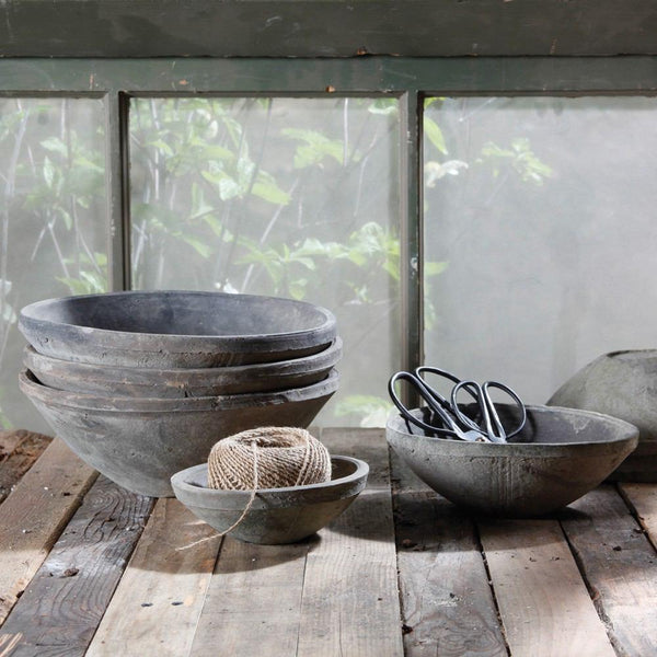 HomArt Rustic Terra Cotta Bowl - Set of 6-12