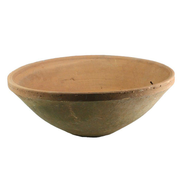 HomArt Rustic Terra Cotta Bowl - Large - Antique Red-9