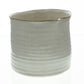HomArt Bower Ceramic Vase - Fancy White - Large Wide - Set of 4-5