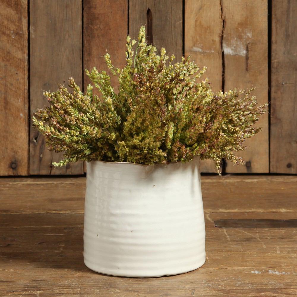 HomArt Bower Ceramic Vase - Fancy White-9