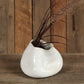HomArt Canyon Ceramic Vase - Fancy White - Set of 4-4