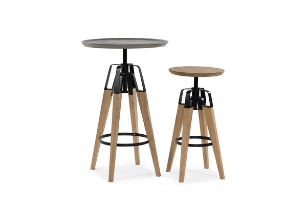 Vig Furniture Modrest Yates Modern Oak Bar Stool | Modishstore | Bar Stools-2