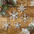 Two's Company Set Of 5 Snowflake Ornament