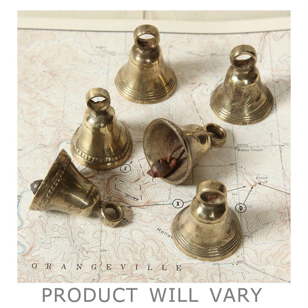 HomArt Brass Bells - Assorted - Set of 6-4