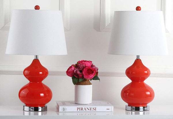 Safavieh Eva Double Gourd Glass Lamp | Table Lamps |  Modishstore  - 9
