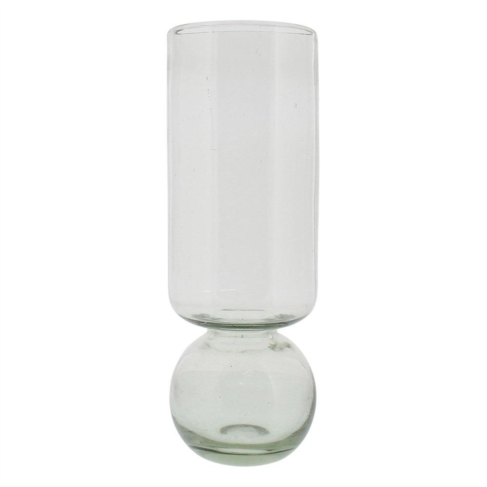 HomArt Recycled Glass Tall Bulb Vase - Set of 4-2