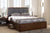 baxton studio brannigan modern and contemporary dark grey fabric upholstered walnut finished king size storage platform bed | Modish Furniture Store-24