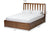 baxton studio brannigan modern and contemporary dark grey fabric upholstered walnut finished king size storage platform bed | Modish Furniture Store-25