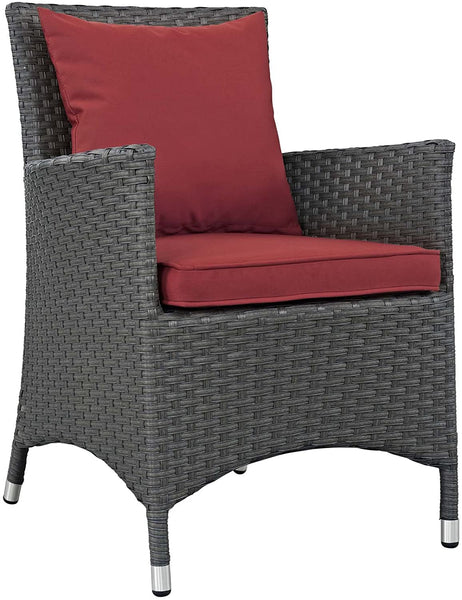 Modway Sojourn 7 Piece Outdoor Patio Sunbrella Dining Set - EEI-2246 | Outdoor Dining Set | Modishstore-14