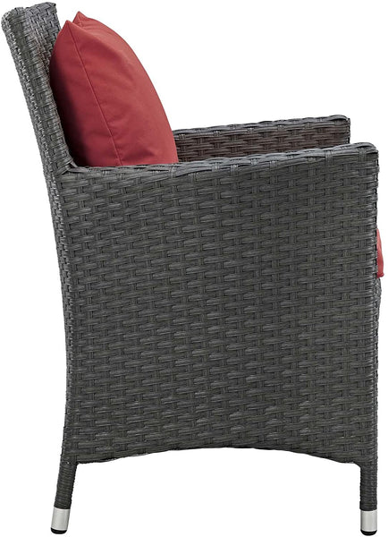 Modway Sojourn 7 Piece Outdoor Patio Sunbrella Dining Set - EEI-2246 | Outdoor Dining Set | Modishstore-15