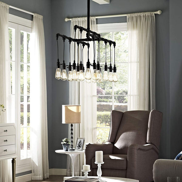 Modway Firefly Ceiling Fixture - Brown | Ceiling Lamps | Modishstore-4