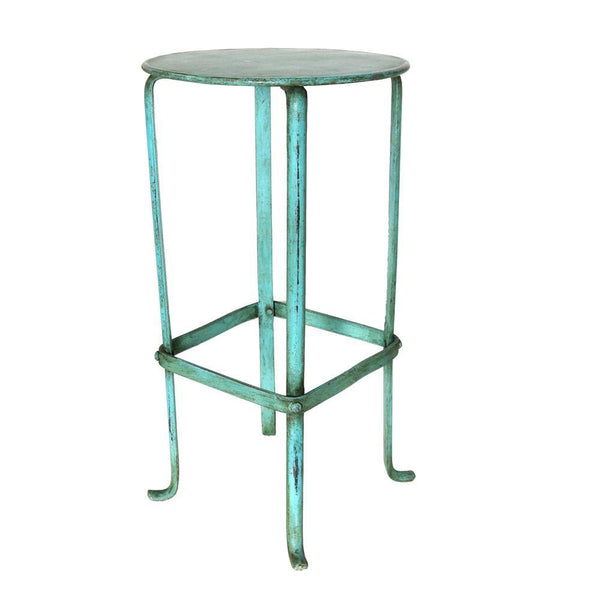 HomArt Lina Iron Plant Stand - Teal-3