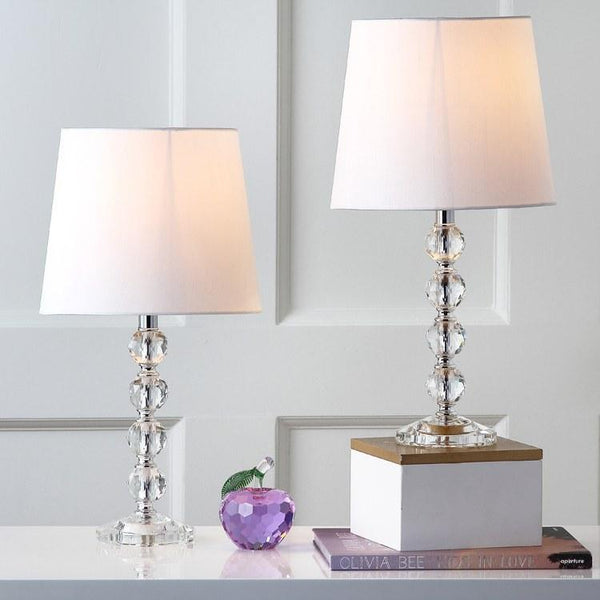 Safavieh Nola Stacked Crystal Ball Lamp | Table Lamps |  Modishstore  - 2