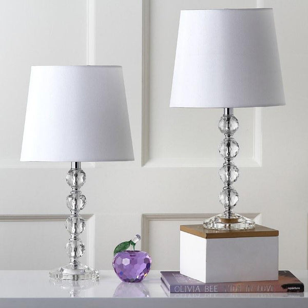 Safavieh Nola Stacked Crystal Ball Lamp | Table Lamps |  Modishstore 
