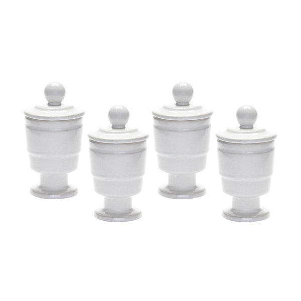 Dimond Home White Polar Filled Voitive | Modishstore | Candle Holders
