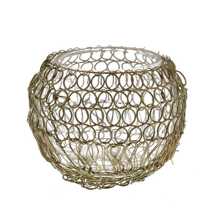 HomArt Twisted Wire Votive - Gold-3