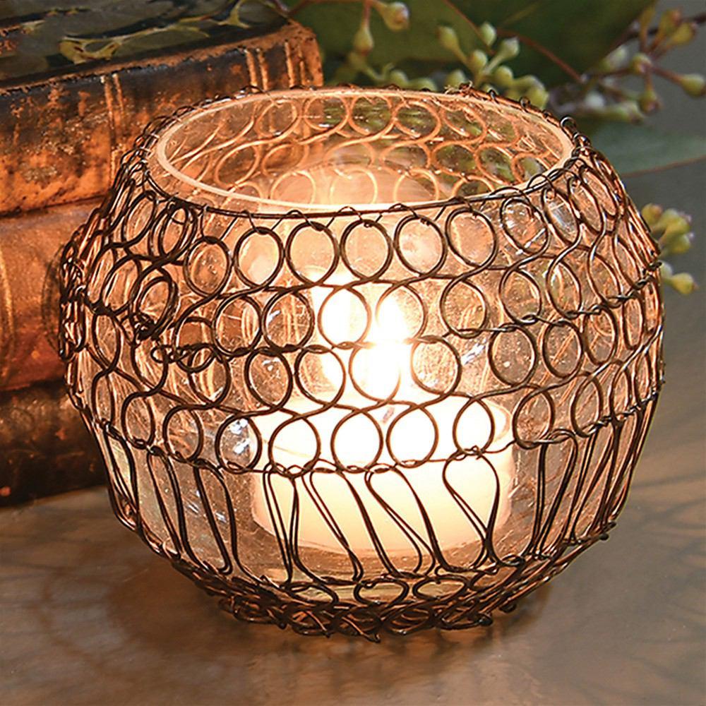 HomArt Twisted Wire Votive - Set of 6-6