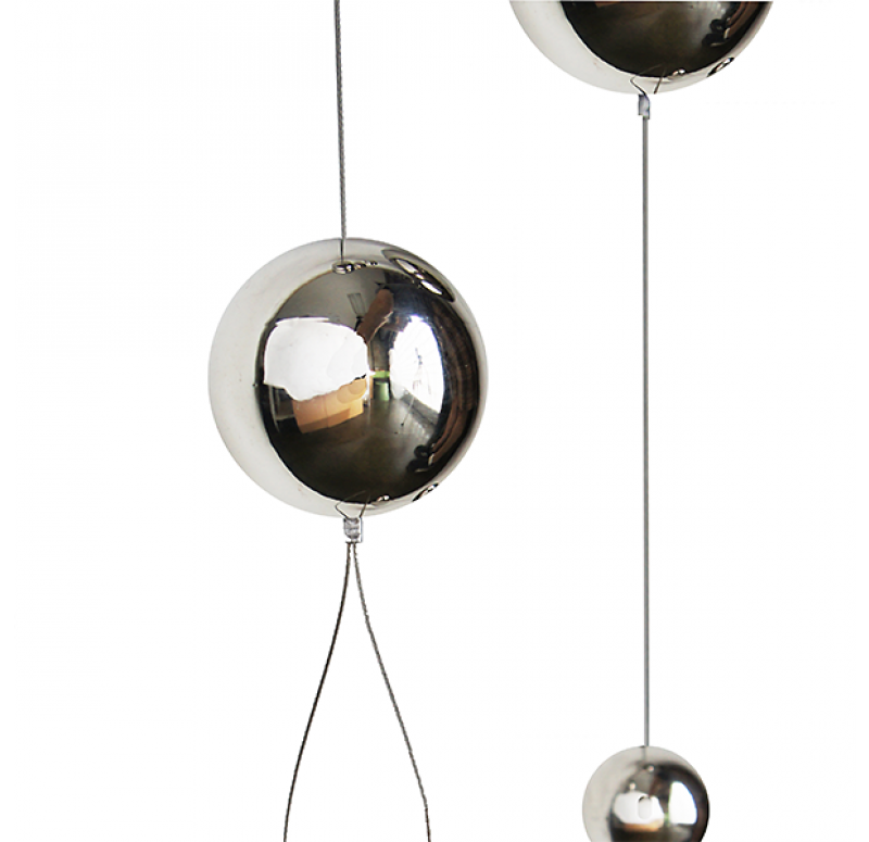 Gold Leaf Design Group Stainless Steel Ball Chain - Set Of 6 | Outdoor Decor | Modishstore-3