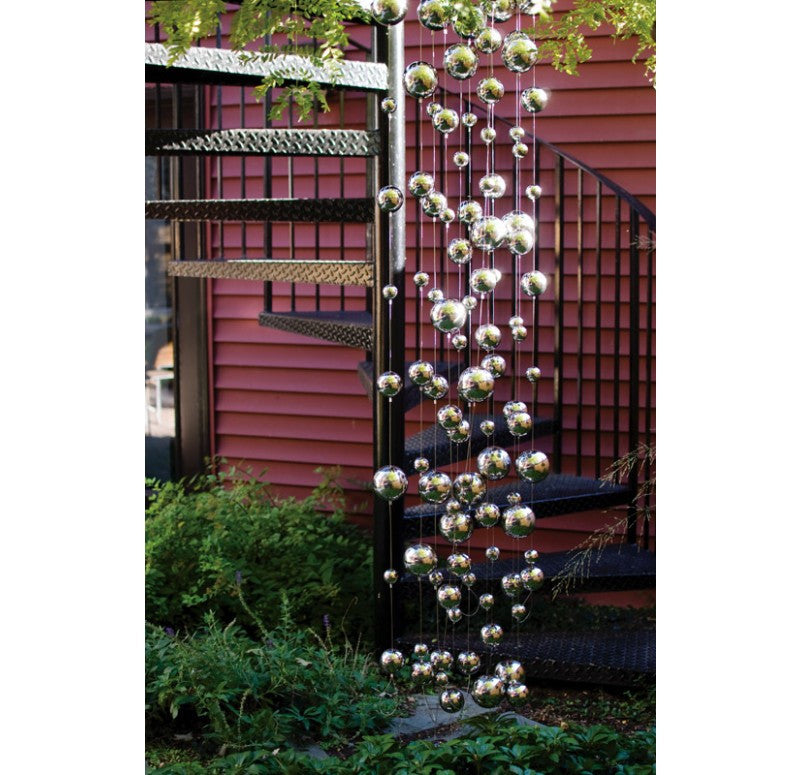 Gold Leaf Design Group Stainless Steel Ball Chain - Set Of 6 | Outdoor Decor | Modishstore