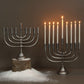 HomArt Menorah Cast Aluminum Candle Holder - Aluminum-3