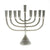 HomArt Menorah Cast Aluminum Candle Holder - Aluminum-2