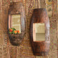 HomArt Axel Mirror - Salvaged Wood - Set of 2 - Feature Image | Modishstore | Mirrors